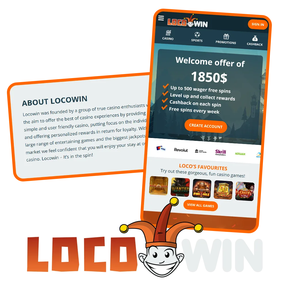 Upptäck alla fördelarna med LocoWin Casino.