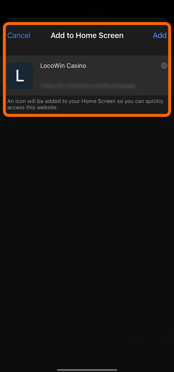 Sla de snelkoppeling op je apparaat op zodat je gemakkelijk toegang hebt tot je LocoWin account.