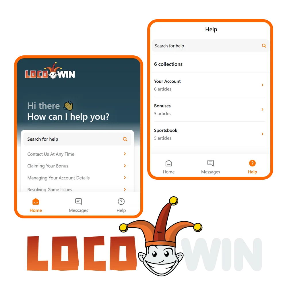 Kontakta LocoWin Casino support och få snabba svar på alla frågor du kan ha.